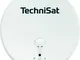 TechniSat TECHNITENNE 60 - Antenna parabolica per 2 utenti (impianto satellitare digitale...