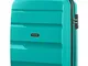 American Tourister Bon Air - Spinner S, Bagaglio a mano, 55 cm, 31.5 L, Turchese (Deep Pur...