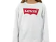 Levi's Lvg Key Item Logo Crew Bambine e Ragazze, Rosso/Bianco, 12 anni