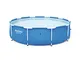 Steel Pro Piscina Cm 305X76, cap. 4678 Lt, Predisposta per Pompa Filtro