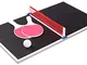 HGYYIO Mini Tavolo da Ping Pong, Set Completo con 2 Racchette e 1 Palla, Piano Pieghevole,...