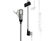 Midland MA31-L Microfono con Mono Auricolare Pneumatico, Accessorio per Radio Ricetrasmitt...