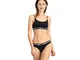 PUMA Iconic Women's String-Thong (2 Pack) Perizoma Mutandine, Nero, S (Pacco da 2) Donna