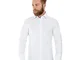 Redbridge Camicia da Uomo a Manica Lunga Facile da Stirare Elegante Casual in Cotone Elast...