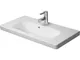 Duravit Möbelwaschtisch DuraStyle 785 mm, mit 3 Hahnlöcher, weiß WonderGliss, 23377800301