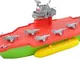 GIPLAM- 39 x 12 x 13 cm Aircraft Carrier Toy (One Size) 392 Nave Portaerei plastica Cm39,...