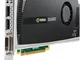 HP 671137-001 - Scheda grafica NVIDIA Quadro 4000 PCIe 2.0 x16 - Con 2 GB di memoria SDRAM...