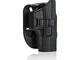 efluky Fondina Glock Pistola Polimero Holster per Glock 19/23/32(Gen1-5), Glock 19X, Glock...