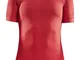 Craft Fuseknit Comfort RN SS W, Strato Base Donna, Rosso, M