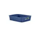 Stefanplast Elegance Cestino Rattan, Blu, 25x19x6 cm