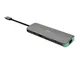 i-tec USB-C 4K Nano Docking Station Metallo 1x HDMI 1x Ethernet GLAN 3x USB 3.0 1x SD/Micr...