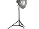 Walimex - Studioset con luce al quarzo Pro VC-1000 (Beauty Dish, Luce continua 1000 W, Cav...