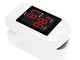 Pulsossimetro Pulox-PO-100 con display a LED saturimetro in colore bianco