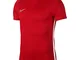 Nike Dri-Fit Academy, T-Shirt Uomo, University Red/White/(White), L