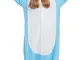 SAMGU Pigiama Unicorno Animali Cosplay Uomo Donna Adulti Costume Tuta Halloween Carnevale...