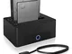 ICY BOX - Docking station per doppio SSD e disco rigido USB 3.0, SATA Clone Station, color...