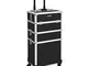 SONGMICS Valigetta Trucchi, Valigia Porta Trucchi 3 in 1, Grande, Trolley Make Up, Beauty...