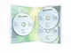 Dragon Trading - Custodia trasparente a 3 vie per CD/DVD/BLU RAY, 22 mm, per 3 dischi, 10...