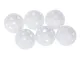 NUOBESTY 50 Pz Pratica Palline da Golf Flusso d'Aria in Plastica Palline da Golf Vuote Pal...