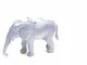 Miniblings Collana a Catena Elephant 80 Centimetri Elefante Catena Zoo Africa Elefante Gri...