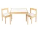 Ikea Latt-Tavolo per Bambini con 2 sedie, Bianco, Pino, Kiefer, Beige, Table with 2 Chairs