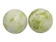 1.4" verde chiaro naturale Jade Baoding salute cinese esercizio stress palle in pietra nat...