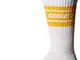 OBEY - CALZINI COOPER II SOCKS - WHITE/ENERGY YELLOW - ONE SIZE