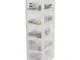 Iris Ohyama New Modern Chest NMC-305 Torre di stoccaggio su Ruote con 5 cassetti, Bianco,...