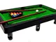 VENTURA TRADING Miniatura Piscina Snooker Tavolo da Biliardo Piccolo Mini Divertimento di...