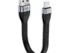 CableCreation Cavo di ricarica per iPhone corto 15cm, Cavo USB a Lightning [MFi] Cavo di r...