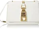 Love Moschino Precollezione SS21 | Borsa a Spalla da Donna, Bianco, Normal