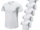 Sergio Tacchini Pack 6 T-Shirt Cotone Bianco/Assortito Art.530 (Bianco Scollo V. - 5 / L)