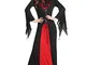 LATH.PIN Costume da Strega Donna - Cosplay Vampiro Vestito Lungo Halloween Carnevale Overs...