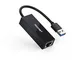 TECKNET Adattatore USB 3.0 a Ethernet Gigabit (RJ45), Scheda di Rete LAN Esterna USB 3.0 a...