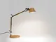 Artemide Tolomeo AS01180023 Micro Gold Lampada LED da Tavolo, E14, 6 W, 470 lm