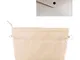 PFLYPF 1 sacchetto cosmetico impermeabile con 1 portafoglio beige, borsa portaoggetti e fi...