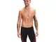 Speedo Uomo Eco Endurance + Pro II Jammer, Nero/Fed Rosso, 36