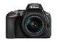 Nikon D5600 Fotocamera Reflex Digitale con Obiettivo AF-P DX NIKKOR 18-55mm VR, 24,2 Megap...