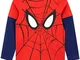 Marvel Maglietta a Maniche Lunga per Ragazzi Spiderman Rosso 8-9 Anni