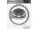 Smeg DHT83LIT-1 Libera installazione Caricamento frontale 8kg A+++ Argento, Bianco asciuga...