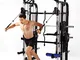 MiM USA - Set completo di attrezzature da palestra per allenatori funzionali Smith Machine...