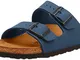 Birkenstock Arizona Birko-flor, Sandali A Punta Aperta Uomo, Blu (Blue), 41 EU