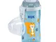 NUK 10255475 Kiddy Cup - Beccuccio Salvagoccia, con Clip, 300 ml, senza BPA, Scoiattolo, B...