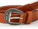 Wrangler Desert Belt Cintura, Beige (Cognac 181), 6 (Taglia Produttore 90|#6641) Donna