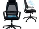 KLIM K300 Office Chair - Sedia da ufficio ergonomica + Cuscino e tessuti morbidi + Poltron...