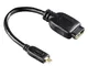 HAMA Cavo Adattatore HDMI A Femmina/HDMI D Maschio, HSWE, Connettori Dorati, Nero