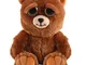 Mac Due Italy- Peluche Feisty Pets Orso, Colore Marrone, 323599