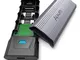 Alxum M.2 NVME SATA SSD Enclosure Adapter fino a 10 Gbps, USB 3.1 Gen 2 a NVME PCIe USB 3....