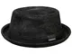 Stetson Pennsylvania Pigskin Pork Pie in Pelle da Uomo - Cappello in Pelle suina - Pork Pi...