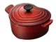 Le Creuset Cocotte a cuore in ghisa vetrificata, diameter 20 cm, Ciliegia, 25105020602460